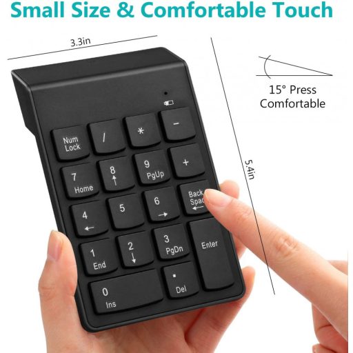 SilverHome Numerikus billentyűzet USB vevőegységgel