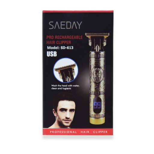 SAEDAY Vezeték nélküli dizájn hajvágó - T-pengés trimmelő / 0-3 mm (SD-613)