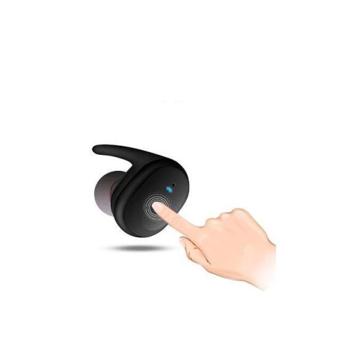 Bluetooth fülhallgató DT-1 fekete, érintésérzékeny 5.0