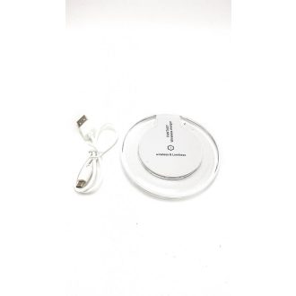 SilverHome - Fantasy vezeték nélküli töltő Iphone adapterrel - fehér