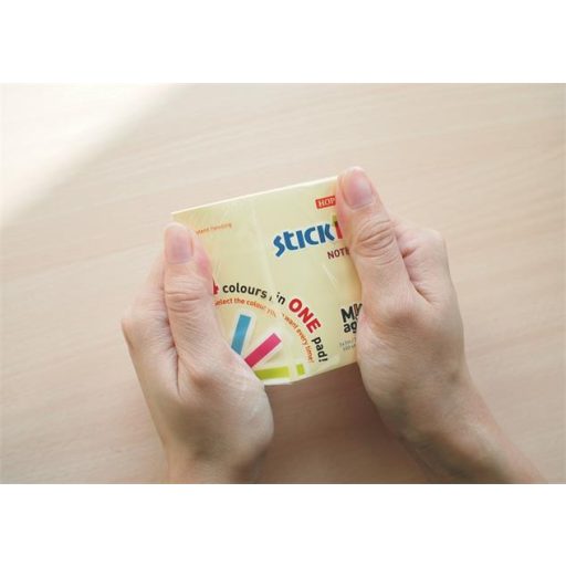 Öntapadó jegyzettömb, 76x127 mm, 100 lap, STICK N, zöld