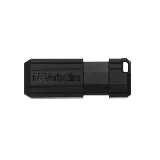 Pendrive, 32GB, USB 2.0, 10/4MB/sec, VERBATIM "PinStripe", fekete