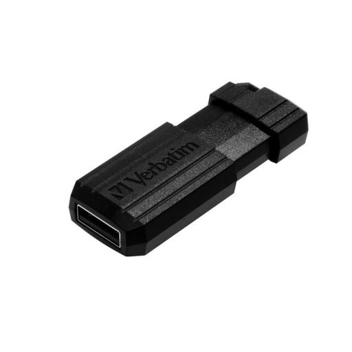 Pendrive, 32GB, USB 2.0, 10/4MB/sec, VERBATIM "PinStripe", fekete