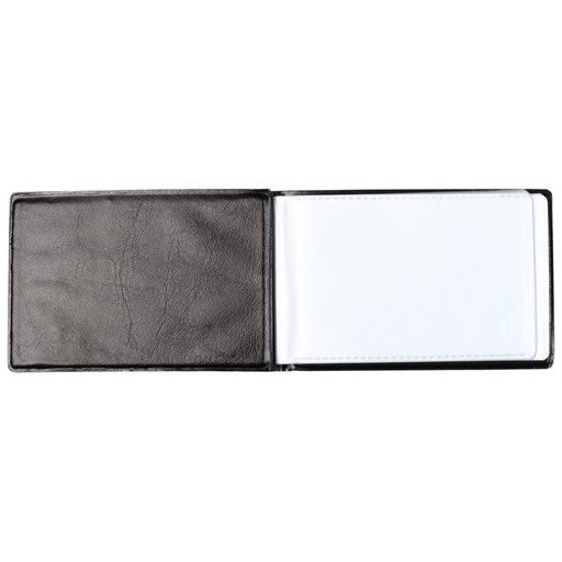 Névjegykártyatartó Centrum 97x67 mm 40 db-os kemény műbőr fekete