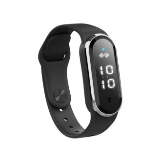   M21 Ultrahangos Szúnyogriasztó Karkötő Óra Funkcióval – Fekete