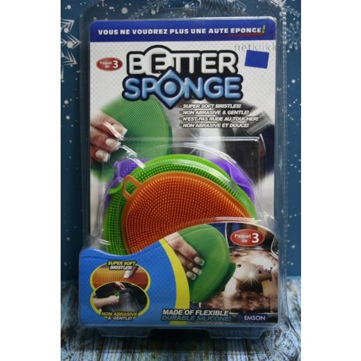 Better Sponge - szilikon szivacs 3 db-os készlet