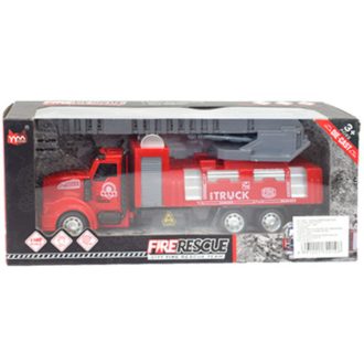   Létrás tűzoltóautó 1/48 – Részletgazdag, fém játékautó mozgatható létrával