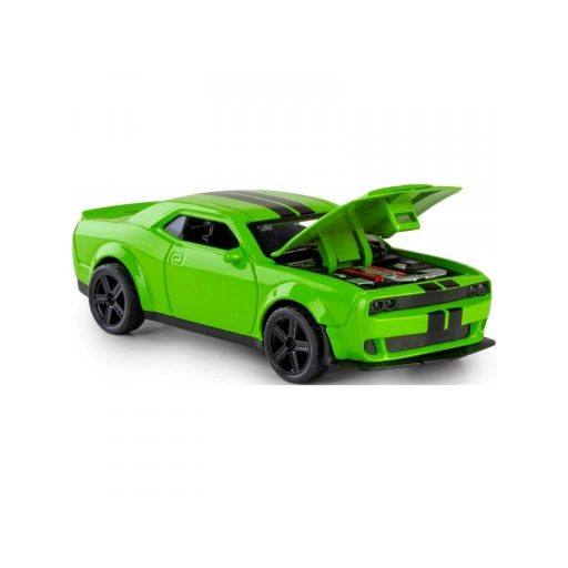 Fém Dodge Charger autómodell - zöld