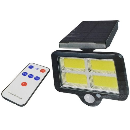 Napelemes, falra szerelhető lámpa mozgásérzékelővel - YT-140