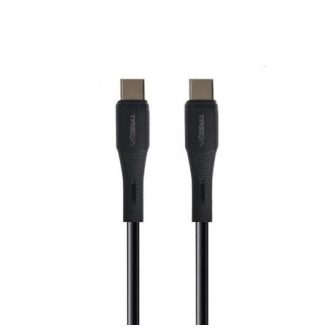 Treqa USB-C – USB-C kábel CA-8855 – 1 méter - fekete