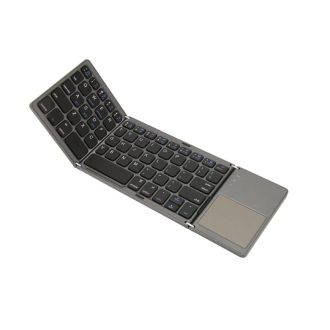   Kiváló Teljesítményű, Hordozható Bluetooth Billentyűzet Érintőpaddal – Kompatibilis Windows, Android, iOS és Mac Rendszerekkel