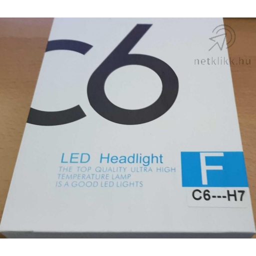 C6 LED készlet H7 foglalattal