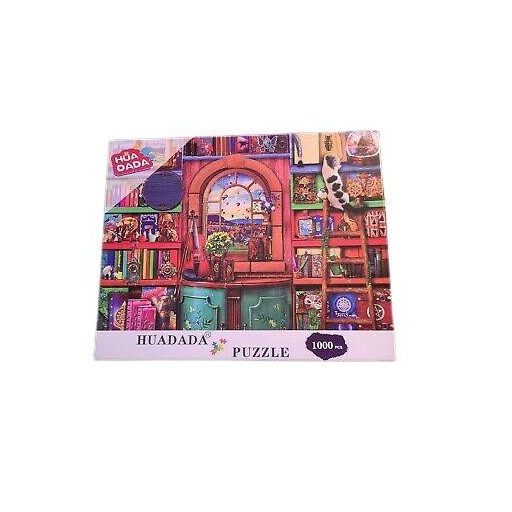 SilverHome Különös Könyvespolc Puzzle 1000db