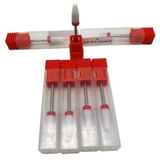 Kúpos kerámia csiszolófej extra finom - piros