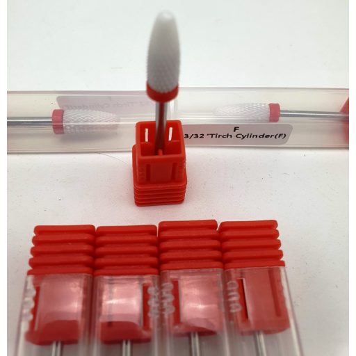 Kúpos kerámia csiszolófej extra finom - piros