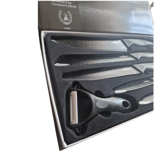 Worth Air 6 Darabos Konyhai Késkészlet – Tapadásmentes Bevonattal és Kerámia Hámozóval