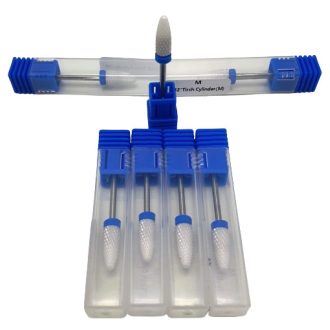 Kúpos kerámia csiszolófej finom - kék