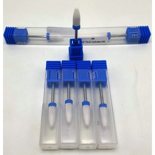 Kúpos kerámia csiszolófej finom - kék