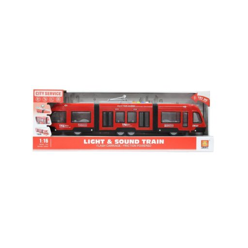 Piros Játék Villamos Hanggal és Fénnyel - Izgalmas Játékélmény a Gyerekeknek