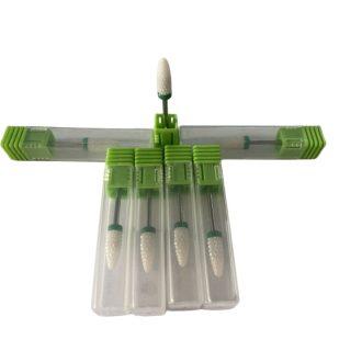 Kúpos kerámia csiszolófej közepes - zöld