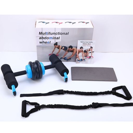 Multifunkciós hasizomedző kerék készlet - fekete