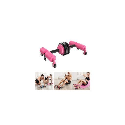 Multifunkciós hasizomedző kerék készlet - fekete