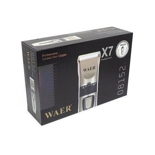 WAER X7 profi haj és szakállvágó - akkumulátoros