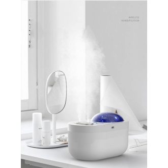   SilverHome Asztali kivetítő, éjszakai fény és 1000 ml-es dupla permetezéses párásító