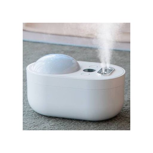 SilverHome Asztali kivetítő, éjszakai fény és 1000 ml-es dupla permetezéses párásító