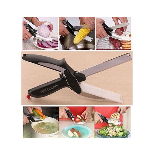 SilverHome Clever Cutter 2 az 1-ben konyhai kés és olló