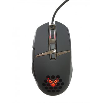   Vezetékes Gaming egér GM82, 1000-6400dpi, RGB világítás, Fekete