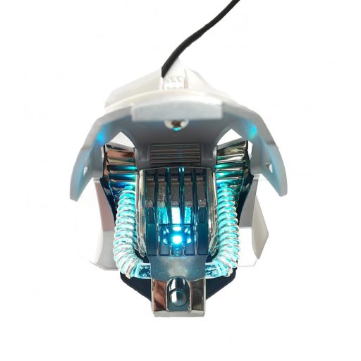 Vezetékes Gaming egér GM98, 1000-7200dpi, RGB világítás, Ezüst