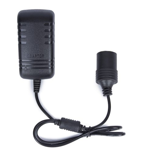 Hálózati Szivargyújtós Átalakító Adapter, AC 230V, DC 12V/2A/24W, szivargyújtóra alakít, fekete