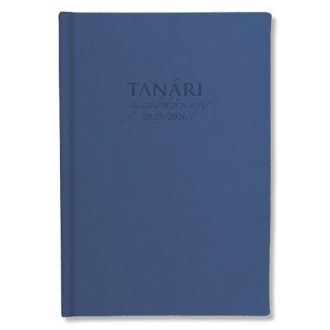 Tanári zsebkönyv pd 2025-2026 műbőr kék