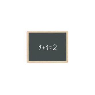 Krétatábla Bi-Office fakeretes 40x60 cm fekete