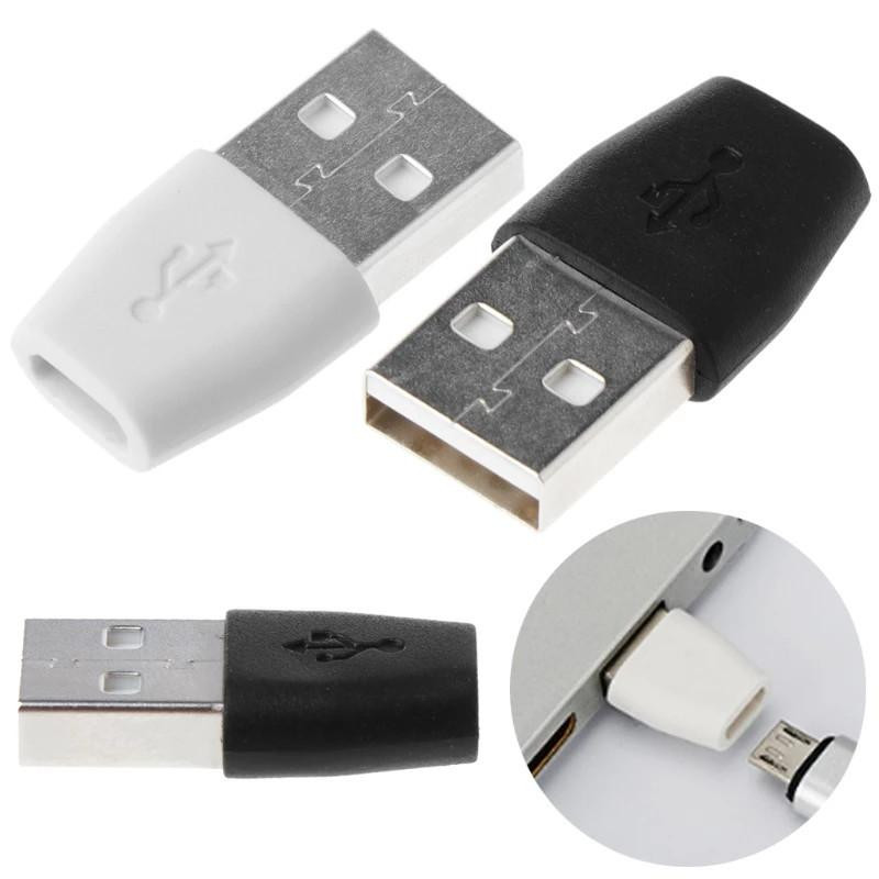 OTG átalakitó adapter (MicroUSB -> USB 2.0), fehér