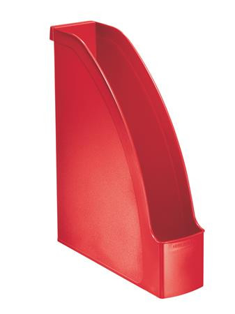 Iratpapucs, műanyag, 70 mm, LEITZ "Plus", piros