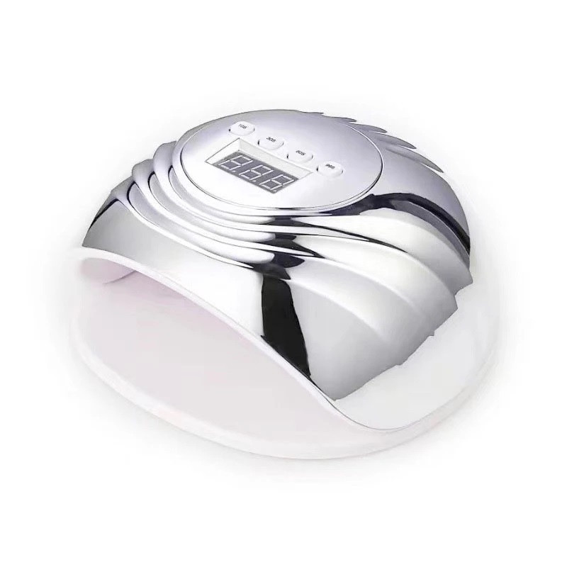 SilverHome F8 LED/UV műkörmös lámpa 86W - ezüstmetál