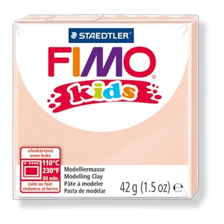 Gyurma, 42 g, égethető, FIMO &#039;Kids&#039;, halvány rózsaszín